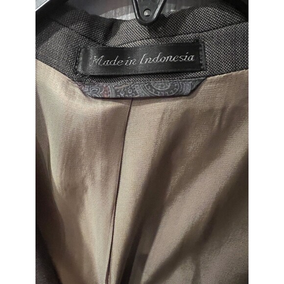 Lauren Ralph Lauren Jacket Mens 46R Brown Plaid Wool Blazer Sportcoat Preppy - Picture 6 of 12